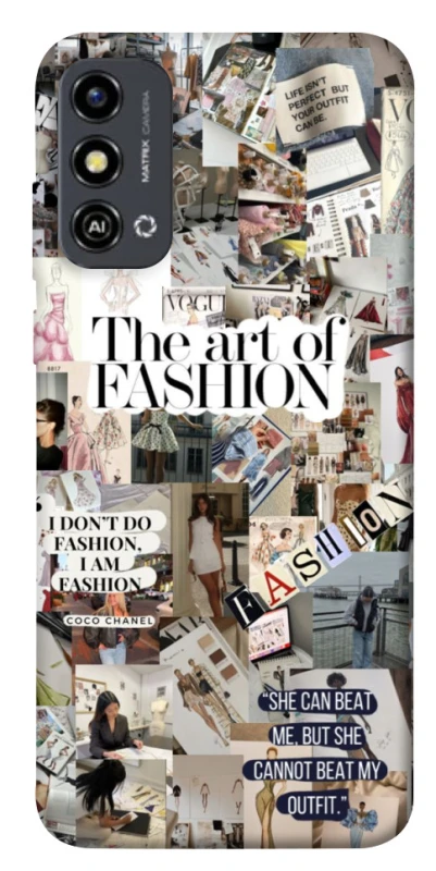 Чехол на ZTE Blade A53 Fashion collage ver.12 фото 1 из 1