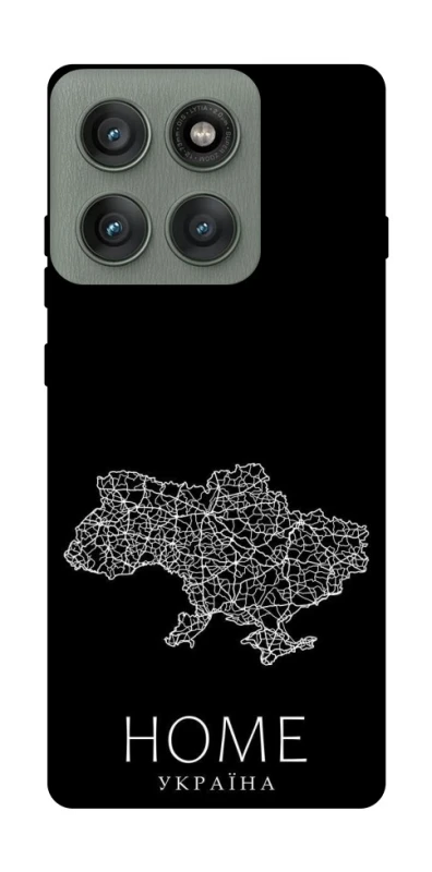 Чохол на Motorola Edge 60 Pro Ukraine black map фото 1 з 1