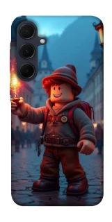 Чохол на Samsung Galaxy A55 Roblox Fire Logo Blue Flames фото 1 з 1