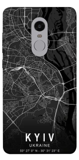 Чехол на Xiaomi Redmi Note 4X / Note 4 (Snapdragon) Kyiv map фото 1 из 1