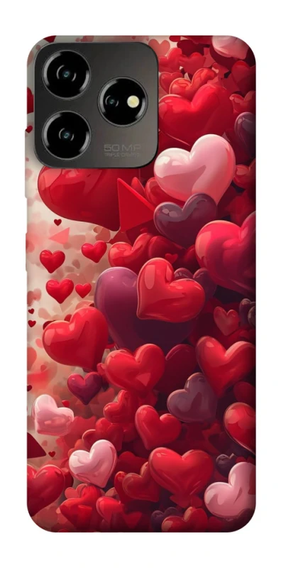 Чохол на ZTE Blade V50 Design 4G Many hearts фото 1 з 1