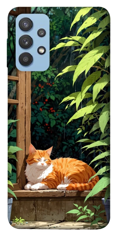 Чохол на Samsung Galaxy M32 red cat фото 1 з 1