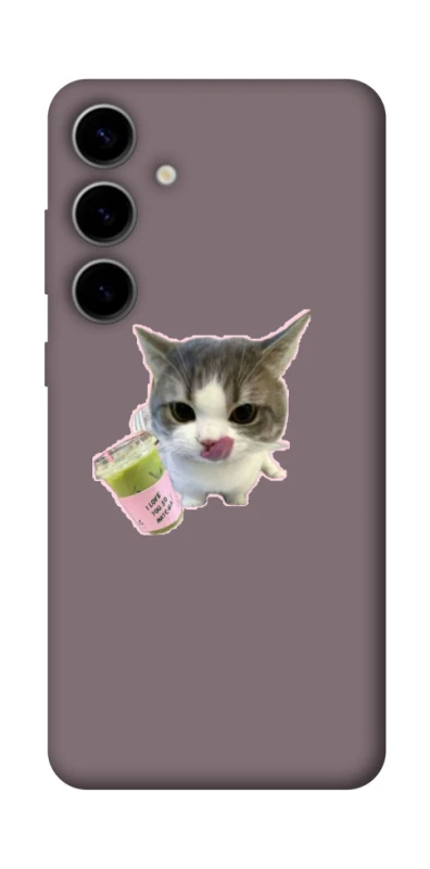 Чохол на Samsung Galaxy S25 cat matcha фото 1 з 1