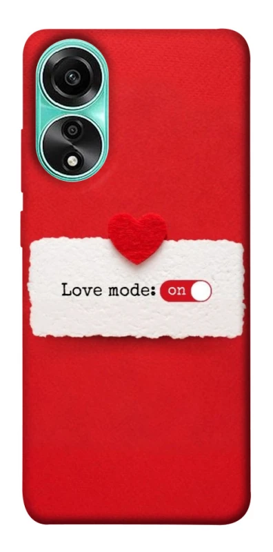 Чехол на Oppo A78 4G Love Mode ON фото 1 из 1
