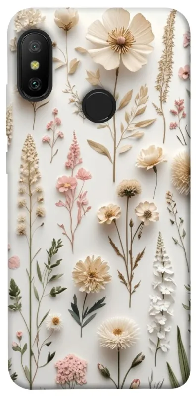 Чехол на Xiaomi Mi A2 Lite / Xiaomi Redmi 6 Pro Floral design ver.1 фото 1 из 1