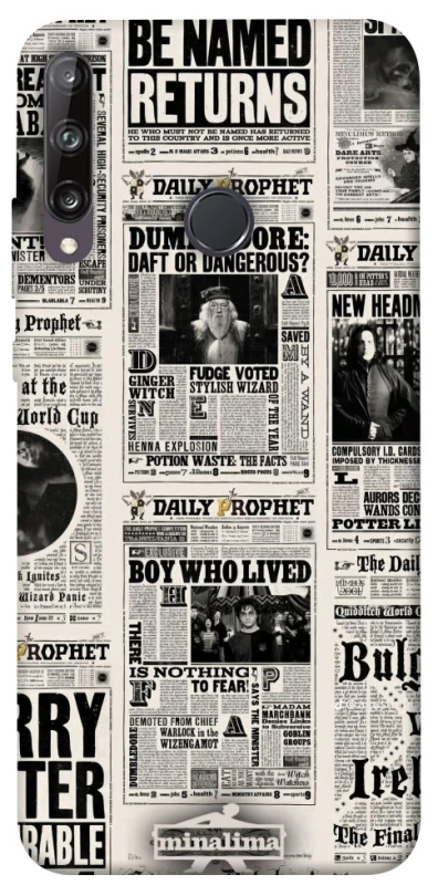 Чохол на Huawei P40 Lite E Harry Potter newspaper фото 1 з 1