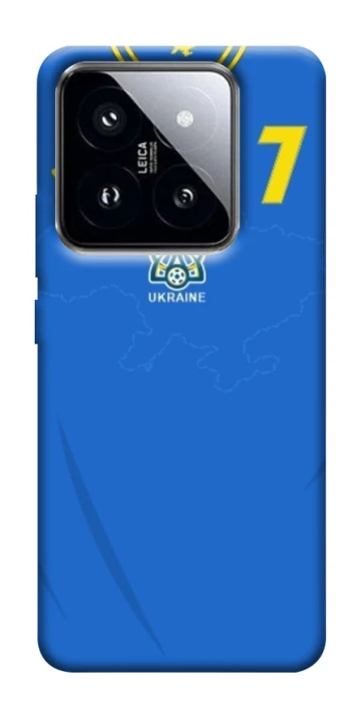 Чохол на Xiaomi 14 Pro UA-Football ver.4 фото 1 з 1