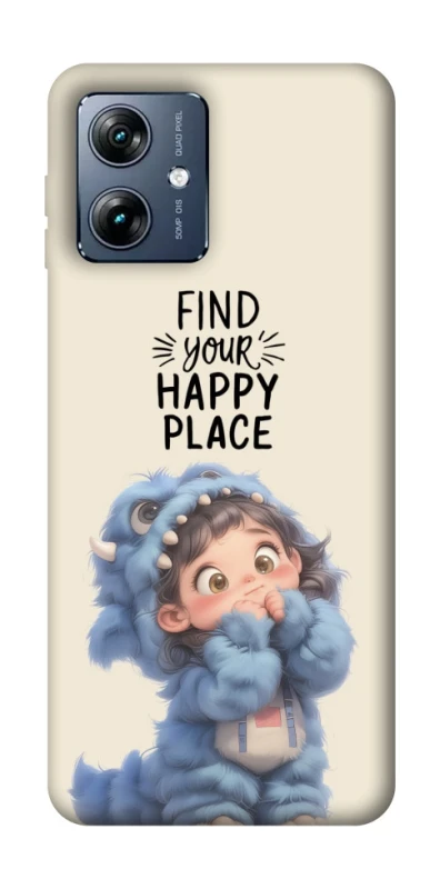 Чехол на Motorola Moto G54 Power Happy Place фото 1 из 1