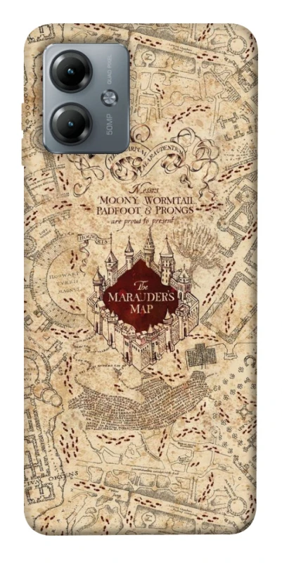 Чохол на Motorola Moto G14 Harry Potter Marauder's Map фото 1 з 1