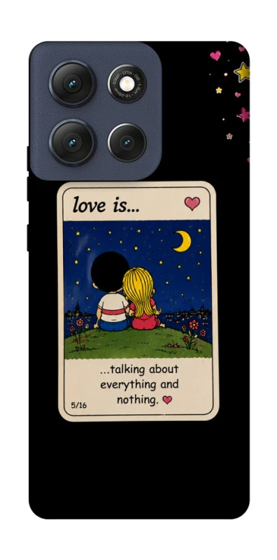 Чохол на Motorola Moto G86 Love is ver.6 фото 1 з 1