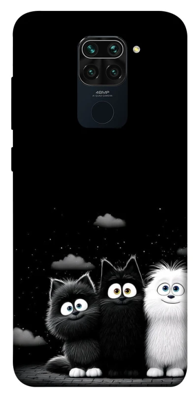 Чехол на Xiaomi Redmi Note 9 / Redmi 10X Three Cats фото 1 из 1