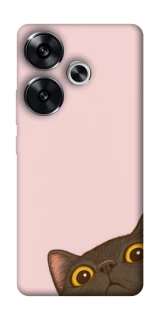 Чехол на Xiaomi Poco F6 Peeping cat фото 1 Чехол на Xiaomi Poco F6 Peeping cat фото 1 из 1