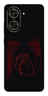 Чехол на Xiaomi Poco C71 Красное сердце фото 1 из 1