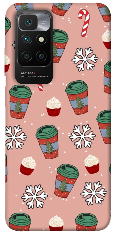 Чехол на Xiaomi Redmi 10 Новогодний v38 фото 1 из 1