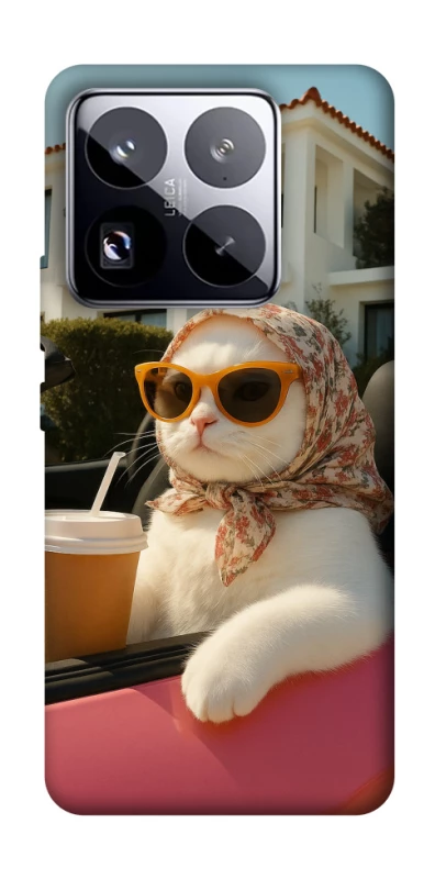 Чехол на Xiaomi 15 Pro Stylish Cat Cruise фото 1 Чехол на Xiaomi 15 Pro Stylish Cat Cruise фото 1 из 1