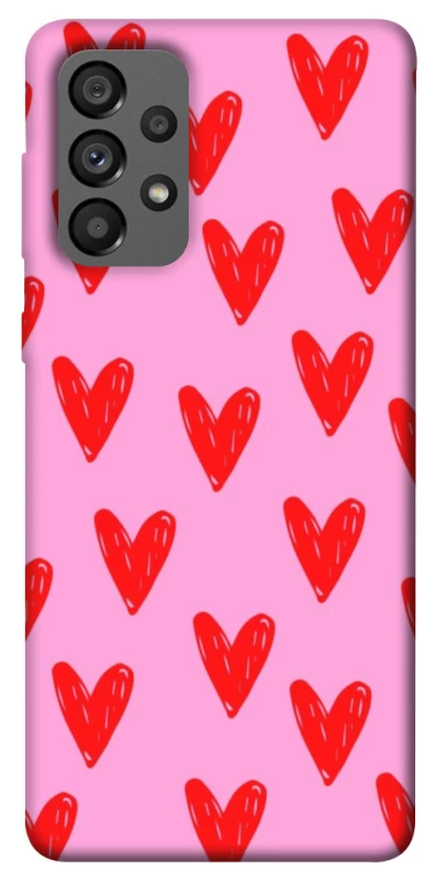 Чехол на Samsung Galaxy A73 5G Red hearts 2 фото 1 из 1