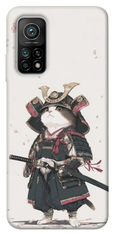 Чохол на Xiaomi Mi 10T Samurai Cat Warrior фото 1 з 1