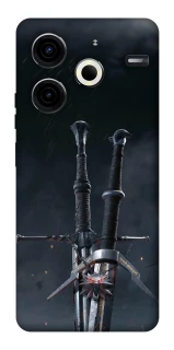Чохол на TECNO Pova 6 Neo (LI6) Мечі Ведьмака фото 1 з 1