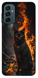 Чохол на Samsung Galaxy M13 4G Вогняний кіт фото 1 з 1