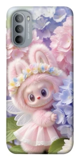 Чохол на Motorola Moto G31 Labubu & Flowers ver.1 фото 1 з 1