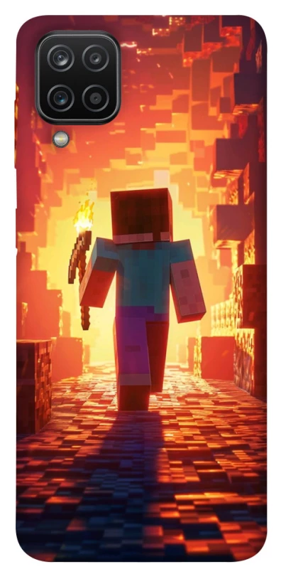 Чохол на Samsung Galaxy A12 Minecraft adventure фото 1 з 1