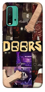 Чехол на Xiaomi Redmi Note 9 4G / Redmi 9 Power Roblox doors dark mode фото 1 из 1