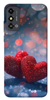 Чохол на ZTE Blade A53 Red hearts фото 1 з 1