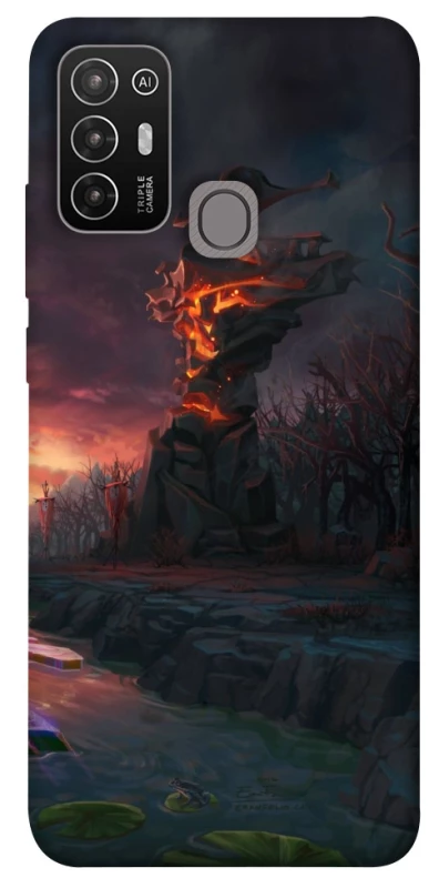 Чехол на ZTE Blade A52 Dota road фото 1 из 1