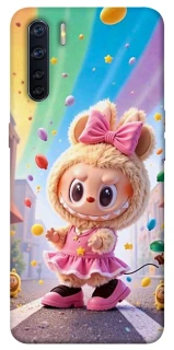 Чехол на Oppo A91 Labubu rainbow фото 1 из 1