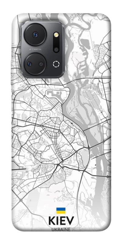Чохол на Huawei Honor X7a Kiev white map фото 1 з 1