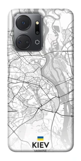 Чохол на Huawei Honor X7a Kiev white map фото 1 з 1