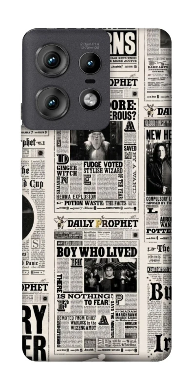 Чохол на Motorola Edge 50 Pro Harry Potter newspaper фото 1 з 1