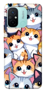 Чехол на Xiaomi Redmi 12C / Poco C55 Cute Cat v2 фото 1 из 1