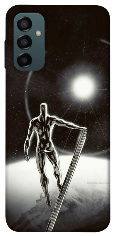 Чехол на Samsung Galaxy M34 5G Серебряный сёрфер фото 1 из 1