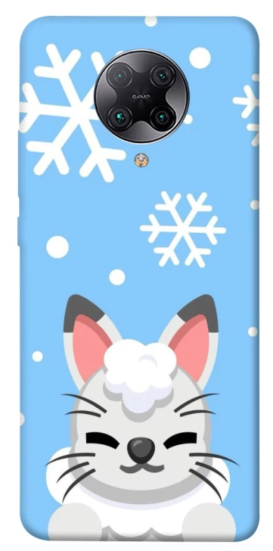 Чехол на Xiaomi Redmi K30 Pro / Poco F2 Pro Adopt Me Snow Kitty Smile фото 1 из 1