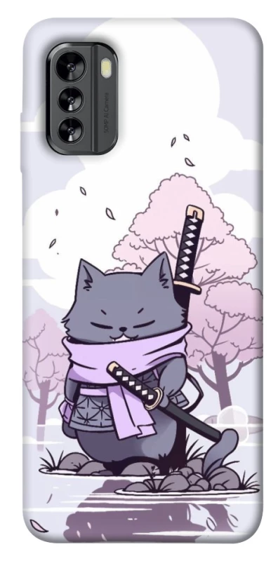 Чохол на Nokia G60 Samurai cat фото 1 з 1