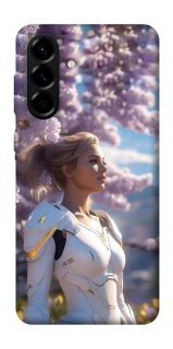 Чехол на Samsung Galaxy A57 5G Cyber space girl ver.1 фото 1 из 1
