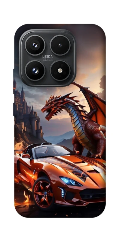 Чехол на Xiaomi 17 Сar and dragon фото 1 из 1