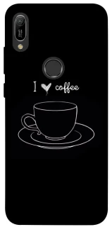 Чехол на Huawei Y6 (2019) Black coffee фото 1 из 1