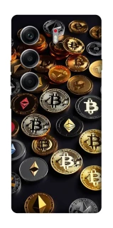 Чехол на Tecno Camon 40 Many coins фото 1 из 1