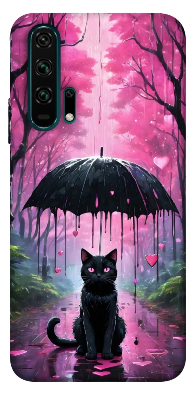 Чохол на Huawei Honor 20 Pro Black cat фото 1 з 1