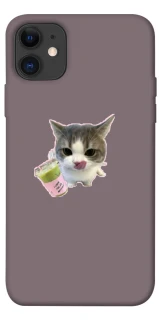 Чехол на Apple iPhone 11 (6.1") cat matcha фото 1 из 1