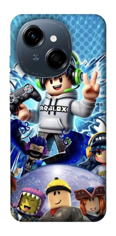 Чехол на TECNO Spark Go 1 Roblox collage ver.3 фото 1 из 1