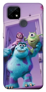 Чехол на Realme C21 Monsters friends фото 1 из 1