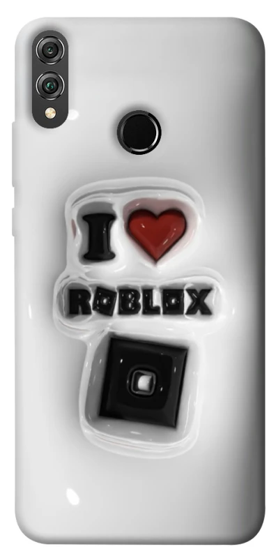 Чохол на Huawei Honor 8X I love Roblox фото 1 з 1