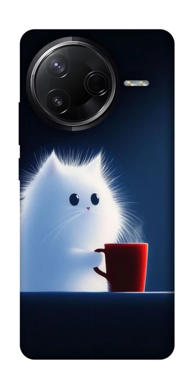 Чохол на Infinix Note 50 Pro Чохол кіт з кавою фото 1 з 1