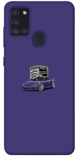Чохол на Samsung Galaxy A21s Porsche purple фото 1 з 1
