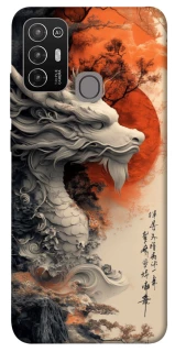 Чохол на ZTE Blade A52 white dragon фото 1 з 1