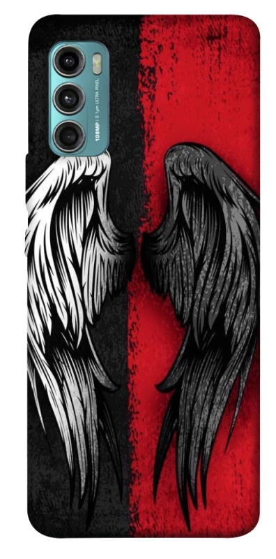 Чехол на Motorola Moto G60 Angel and Devil фото 1 из 1