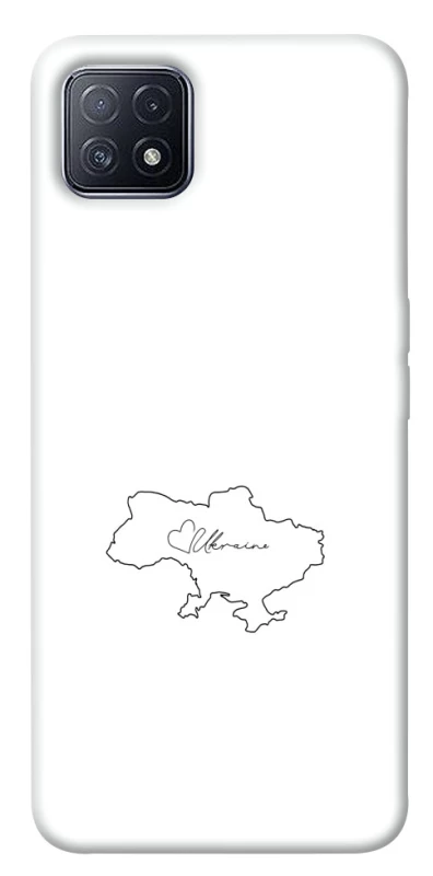 Чохол на Oppo A73 Ukraine map фото 1 з 1